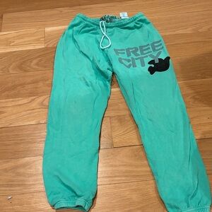 Free City Women’s Teal Sweatpants